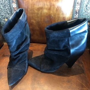 Isabel Marant Black Pointed-Toe Bootie